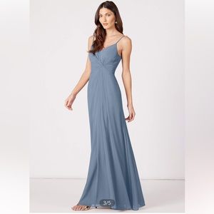 AZAZIE Dusty Blue Formal Gown Size A4